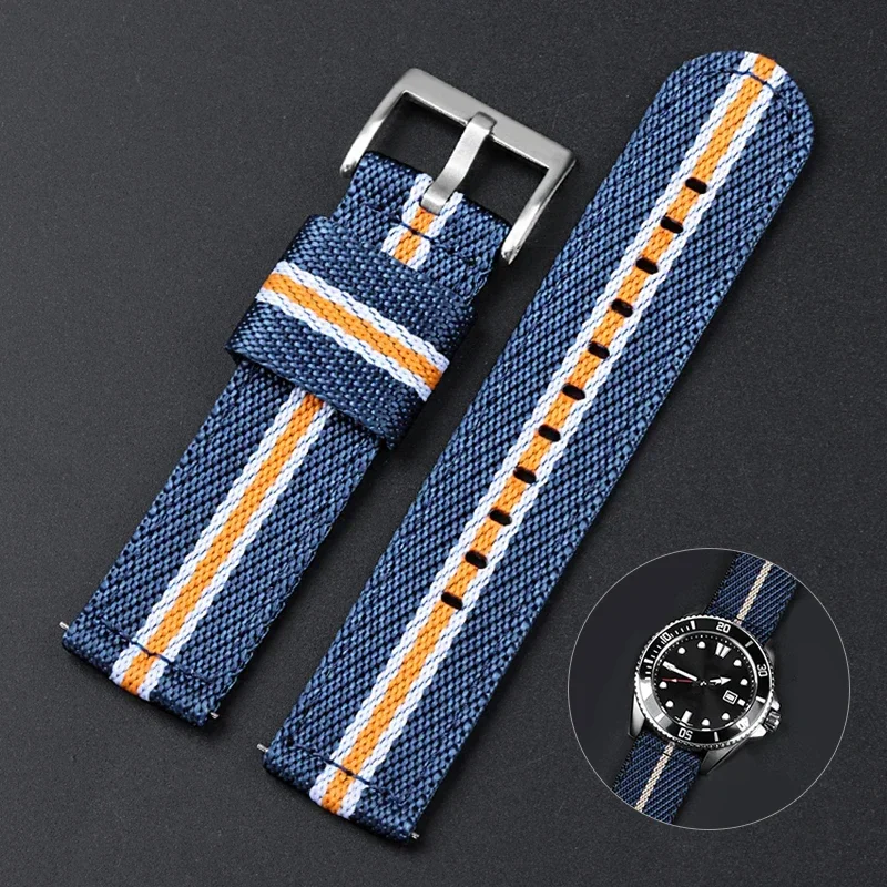 Nato Strap Nylon - QUICK RELEASE ไนลอนสําหรับ TUDOR 20 22