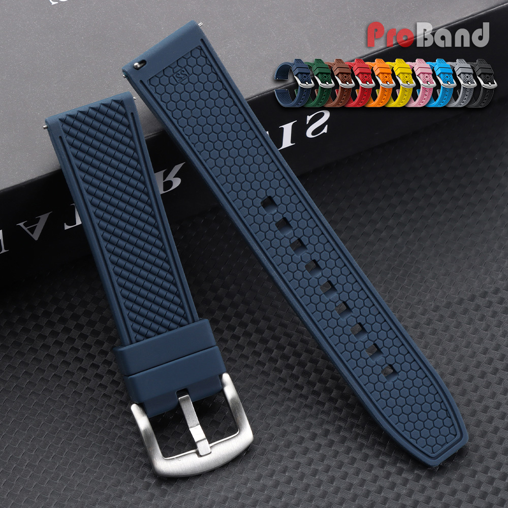 Rubber Strap Diver - สายนาฬิกายางแบบปลดเร็ว 20 มม. 22 มม. สายซิลิโคนสำหรับนาฬิกา