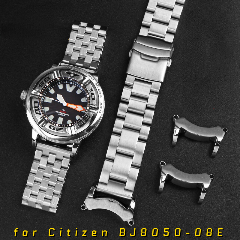 Citizen Watch Promaster - สำหรับ Citizen BJ8050-08E ๆสไตล์สแตนเลส Lug การเชื่อมต่อหัวดัดแปลง