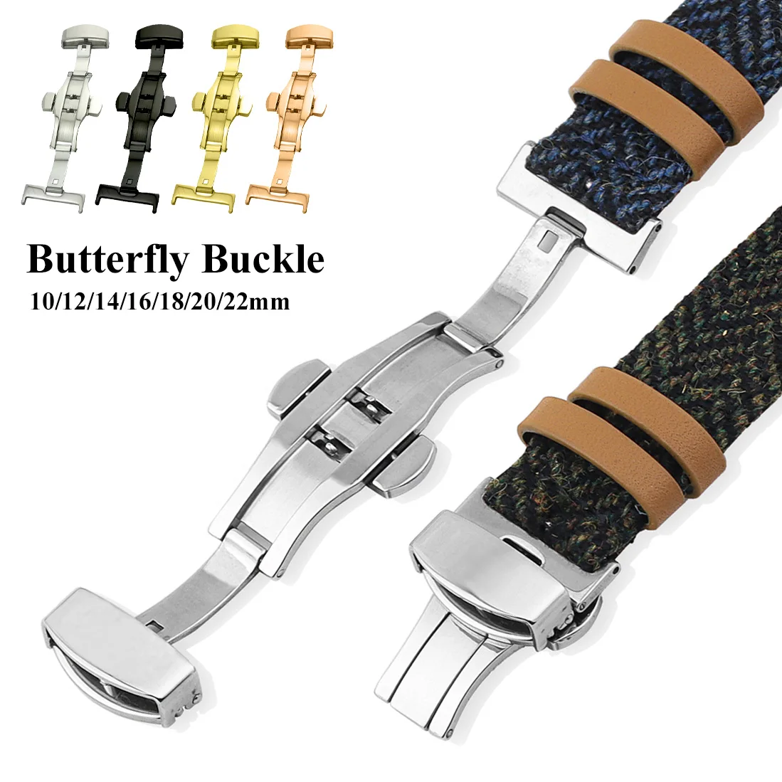 สายนาฬิกาสแตนเลสแบบพับได้ลายผี - Suede Strap Watch บทวิจารณ์และราคา