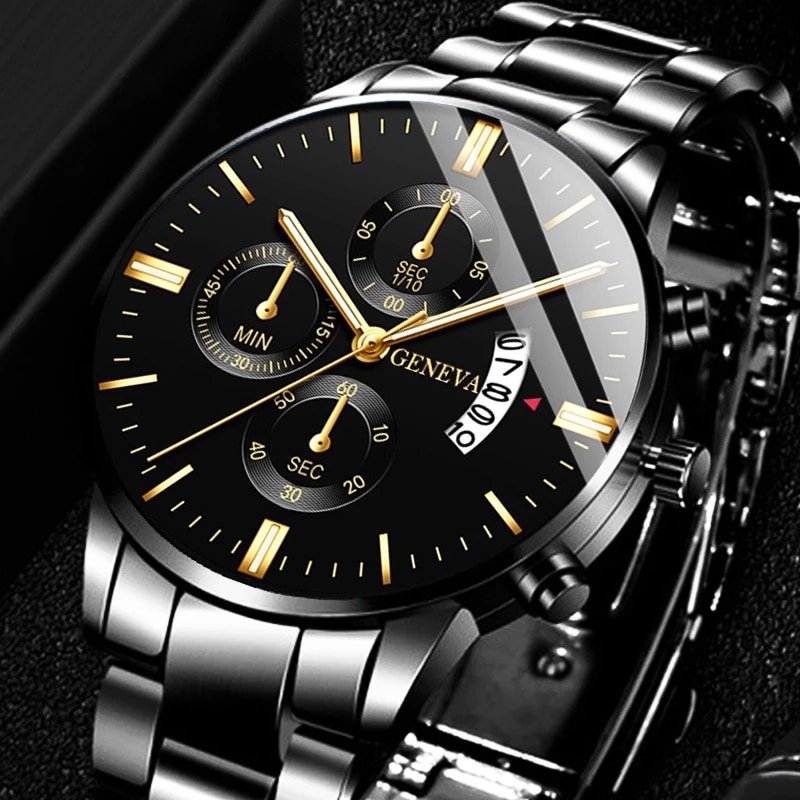 นาฬิกาสแตนเลสสีดำแฟชั่นสำหรับผ - Seiko Watch 5 Sports บทวิจารณ์และราคา