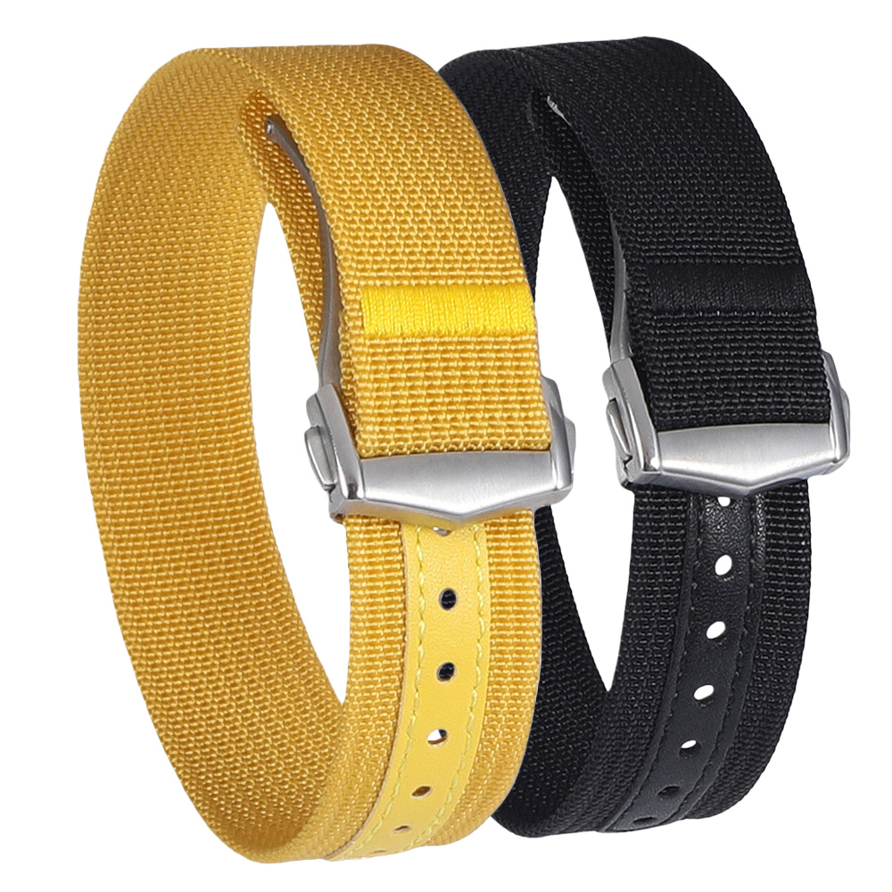 สายนาฬิกาไนลอนแบบพับได้ สายนาฬ - Nato Strap Nylon บทวิจารณ์และราคา