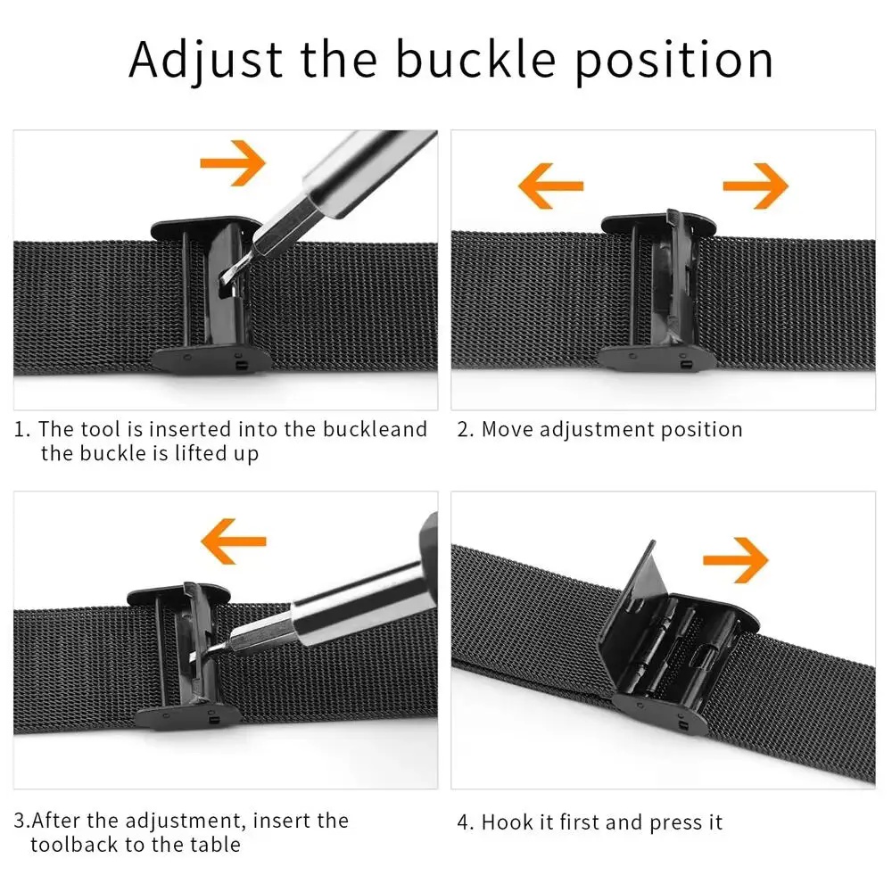 สายรัดโลหะสำหรับสายรัดข้อมือ G - Mesh Strap Metal บทวิจารณ์และราคา