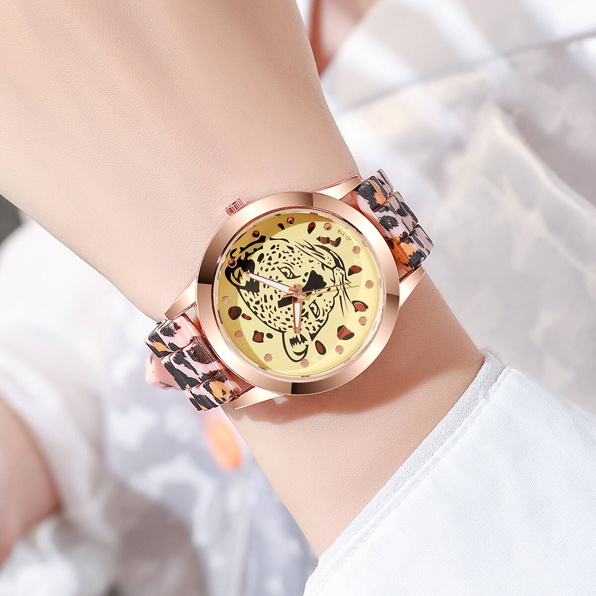 2 ชิ้น/เซ็ตนาฬิกาแฟชั่นผู้หญิง - Silicone Band Women บทวิจารณ์และราคา
