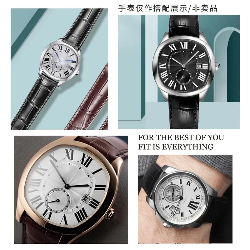 สายนาฬิกาหนังแท้ 22/23/24/25 ม - Cartier Watch Tank บทวิจารณ์และราคา