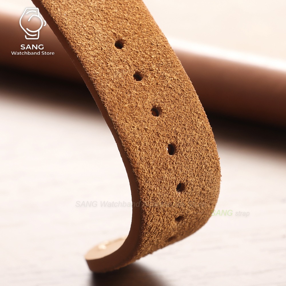 สายนาฬิกาหนังกลับแบบปลดเร็วขนา - Suede Strap Watch บทวิจารณ์และราคา