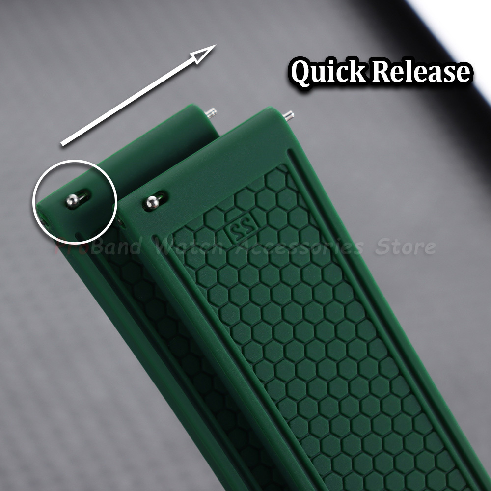 สายนาฬิกายางแบบปลดเร็ว 20 มม.  - Rubber Strap Diver บทวิจารณ์และราคา