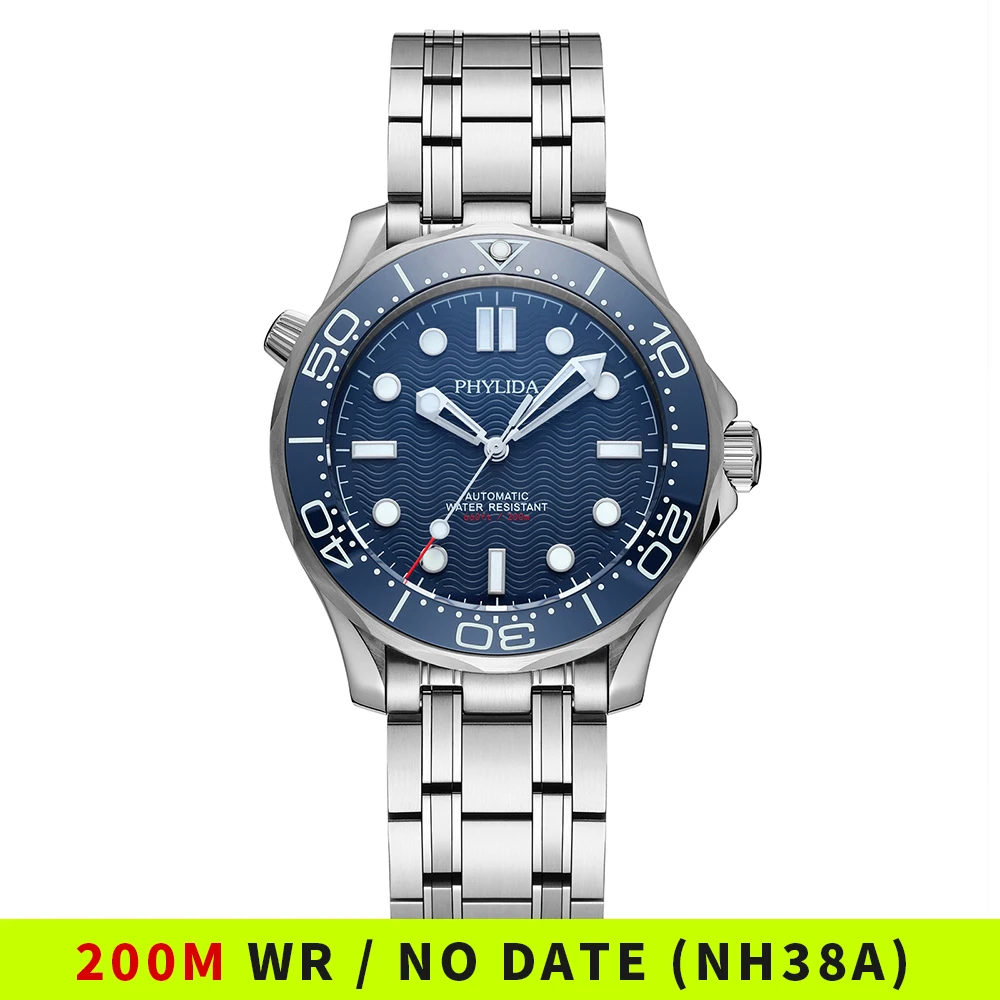 สายสีน้ำเงิน phylida NH38a นาฬ - Seiko Watch Prospex บทวิจารณ์และราคา