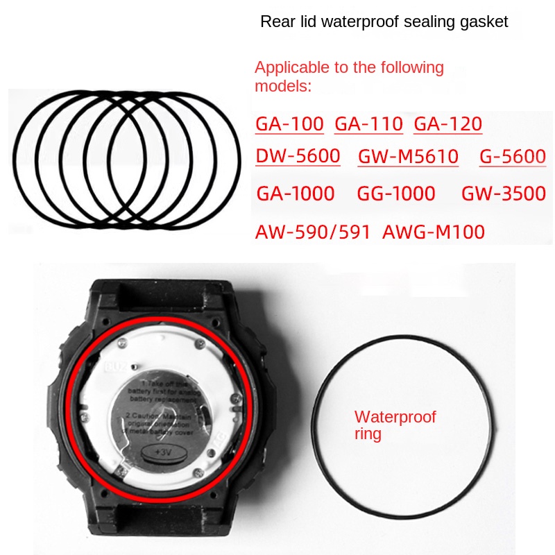 ฝาครอบด้านหลังแหวนกันน้ําสําหร - Casio Watch G-Shock Dw-5600 บทวิจารณ์และราคา
