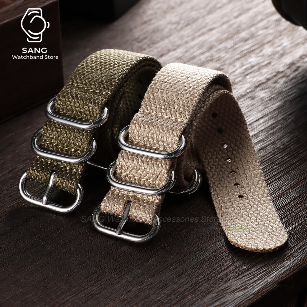 สายนาฬิกาสำหรับ Omega ทำจากผ้า - Perlon Strap Woven บทวิจารณ์และราคา